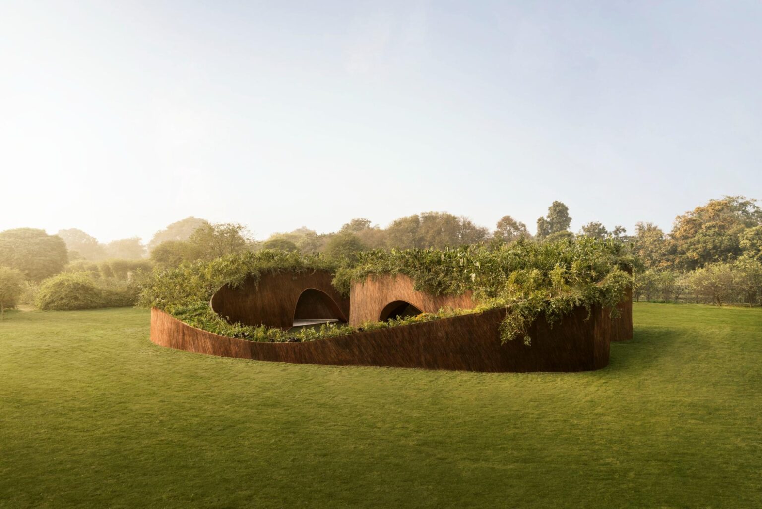 A Pavilion Rooted in Ecology: Aranyani