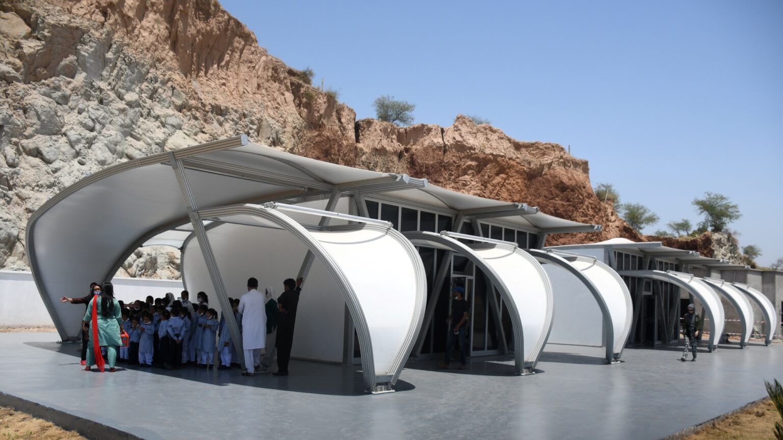 ZHA Designed Tents Donated by EAA to Serve Displaced Populations