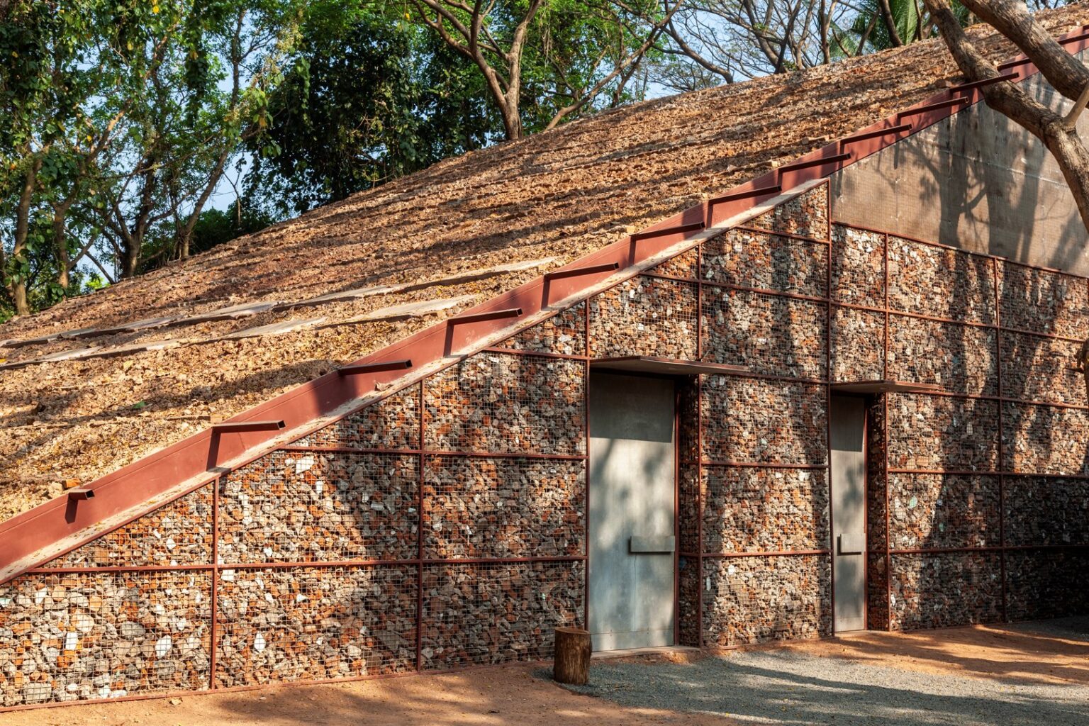 The Biennale Pavilion is Made from Debris