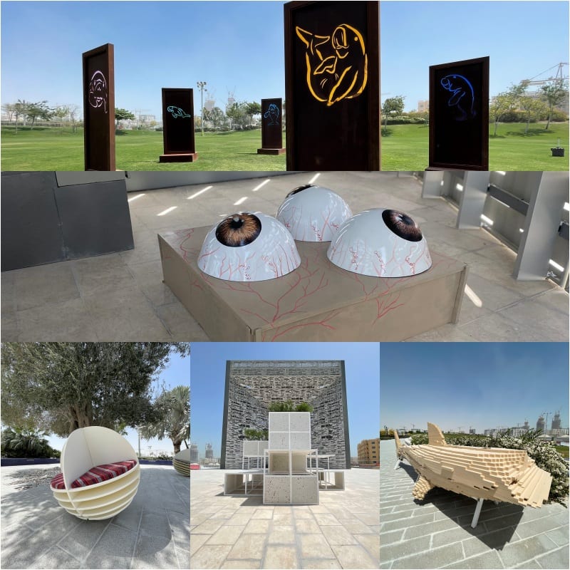 Public Art by Students at Crescent Park in Lusail