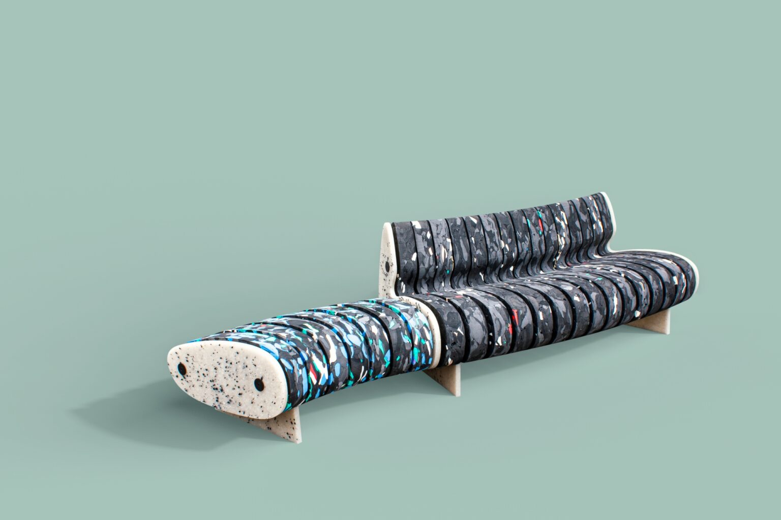 Public Seats from Waste