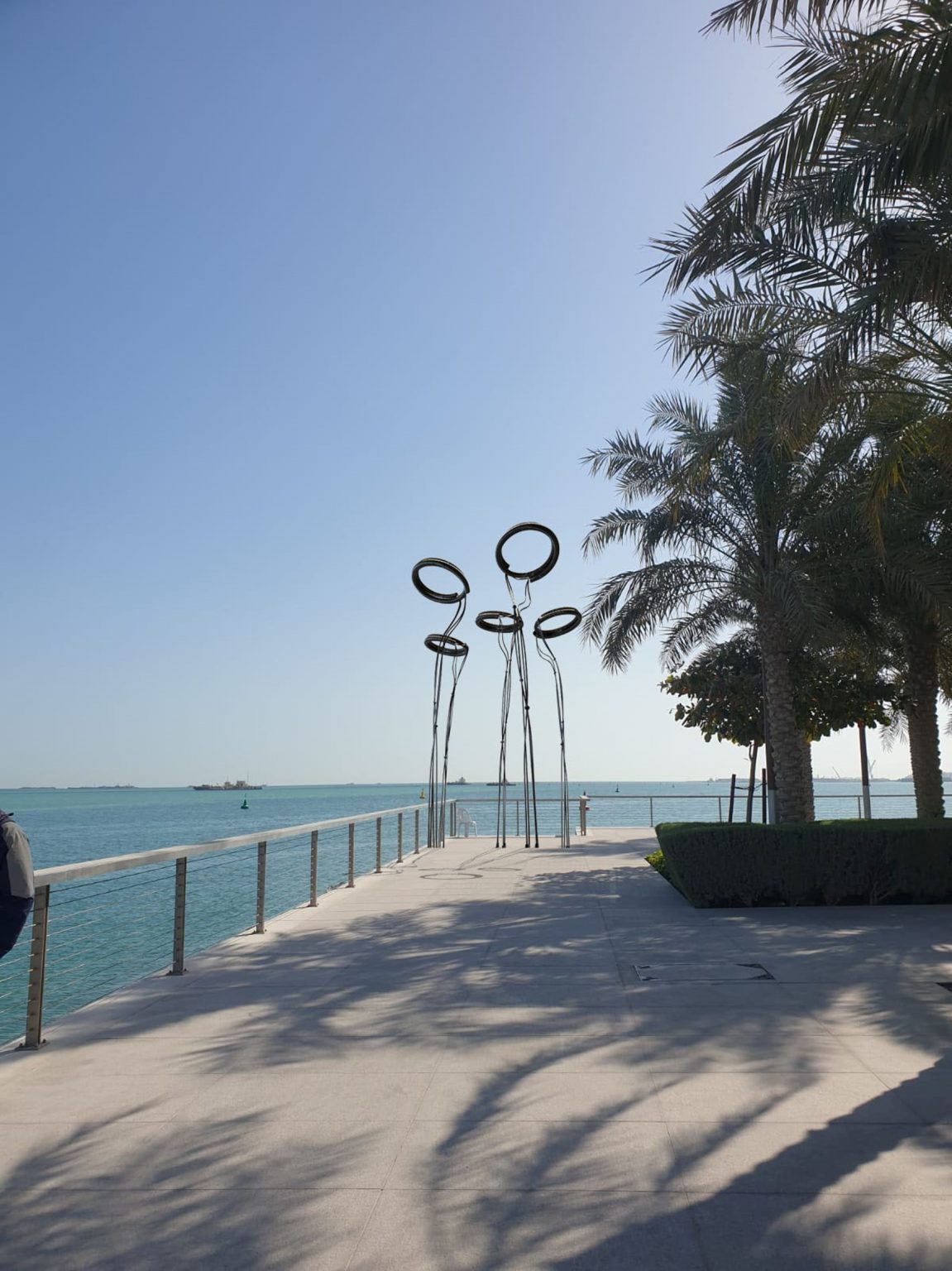 Sculpture by Local Artist that Represents Qatar’s resilience